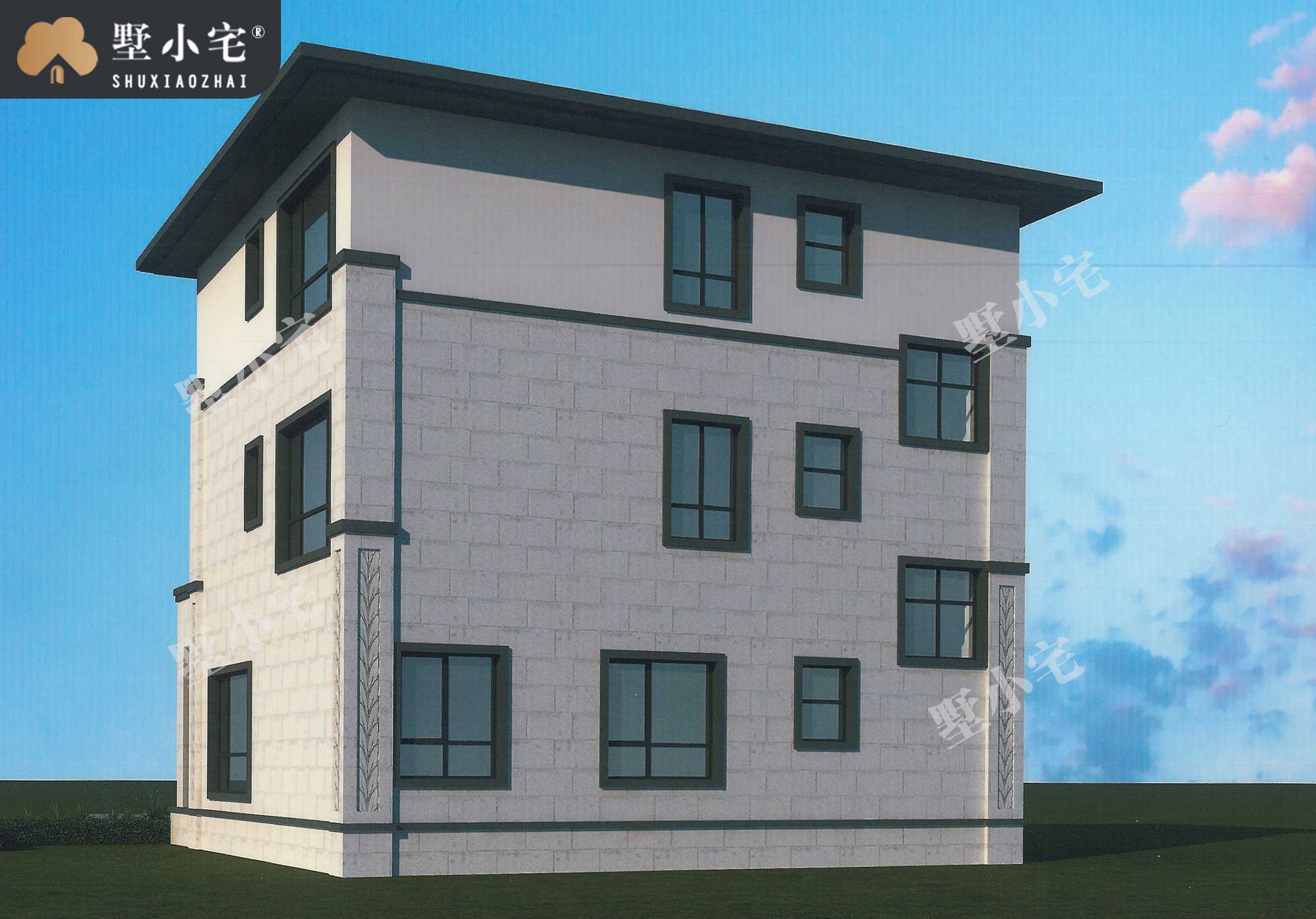 C314【新中式别墅】农村自建房全套设计图，大伙都说好的户型