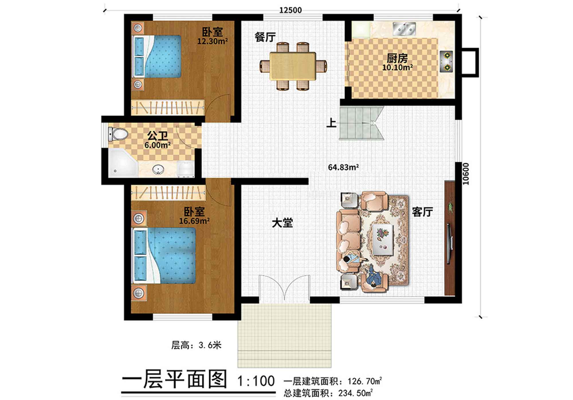 B749人气最旺的农村别墅20万就能建，经济实用还耐看