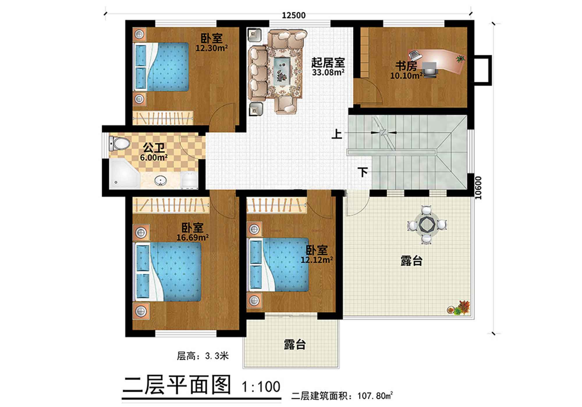 B749人气最旺的农村别墅20万就能建，经济实用还耐看