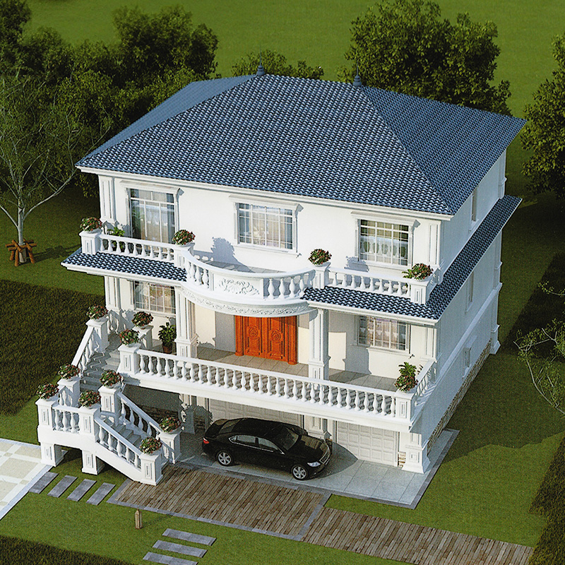 C1067农村三层复式欧式风格房屋