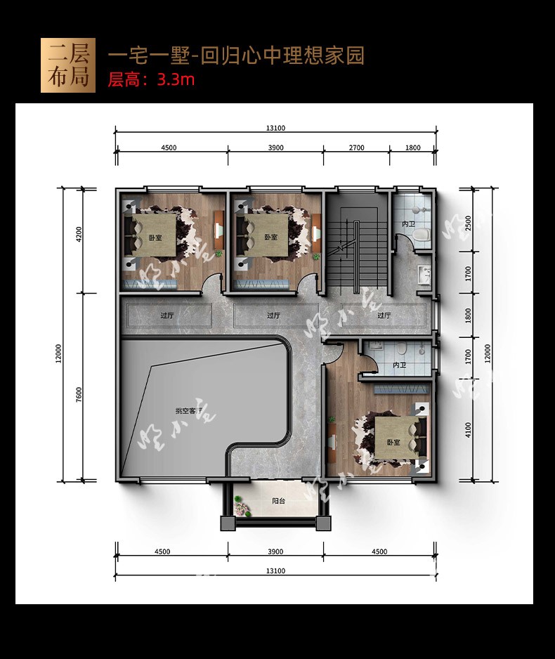 C910新农村欧式别墅二层布局图.jpg