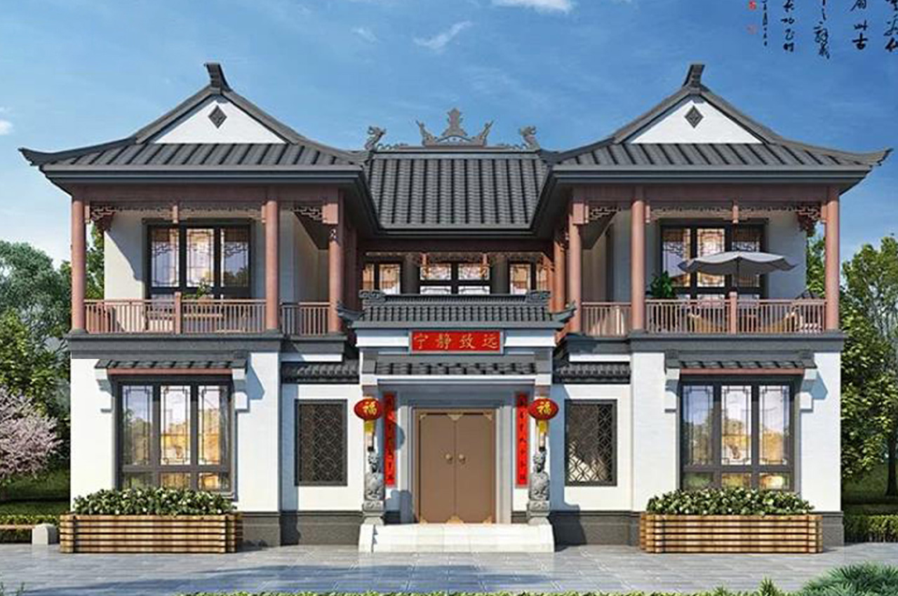 中式合院别墅，中国人自己的别墅，有一栋骄傲一辈子！.jpg